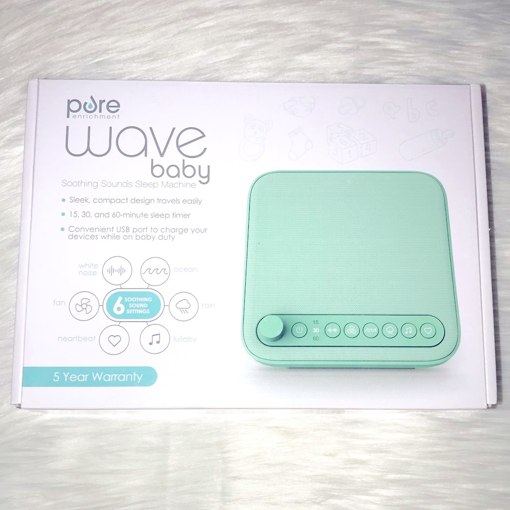 Pure Wave Baby Sleep Machine in Mint Green